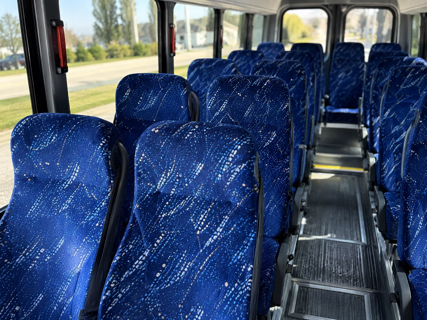 ogden 20 passenger minibus inside