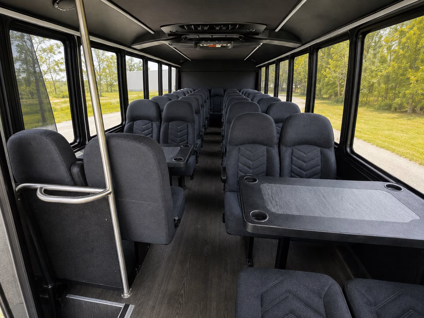 ogden 20 passenger minibus interior