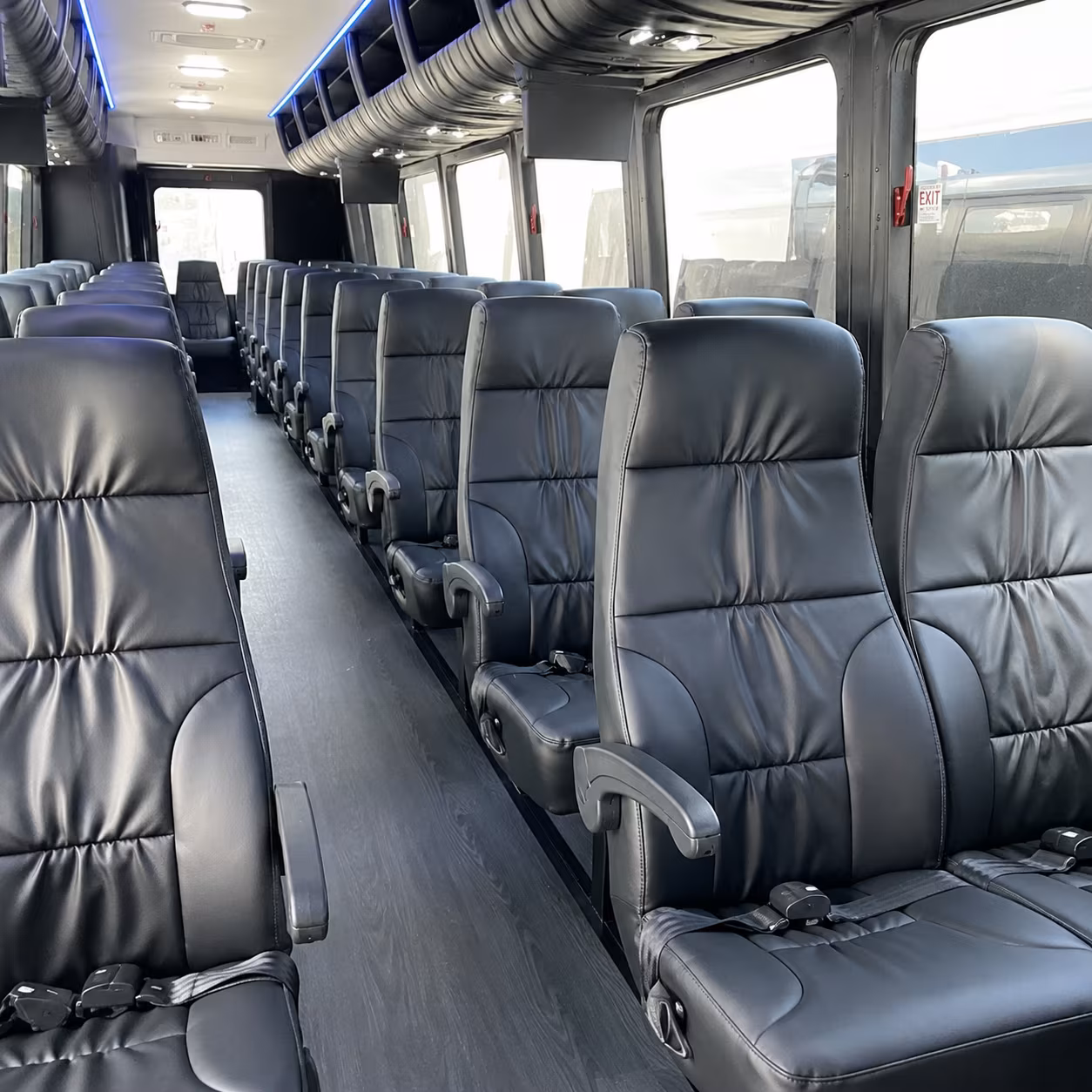 ogden 25 passenger minibus inside