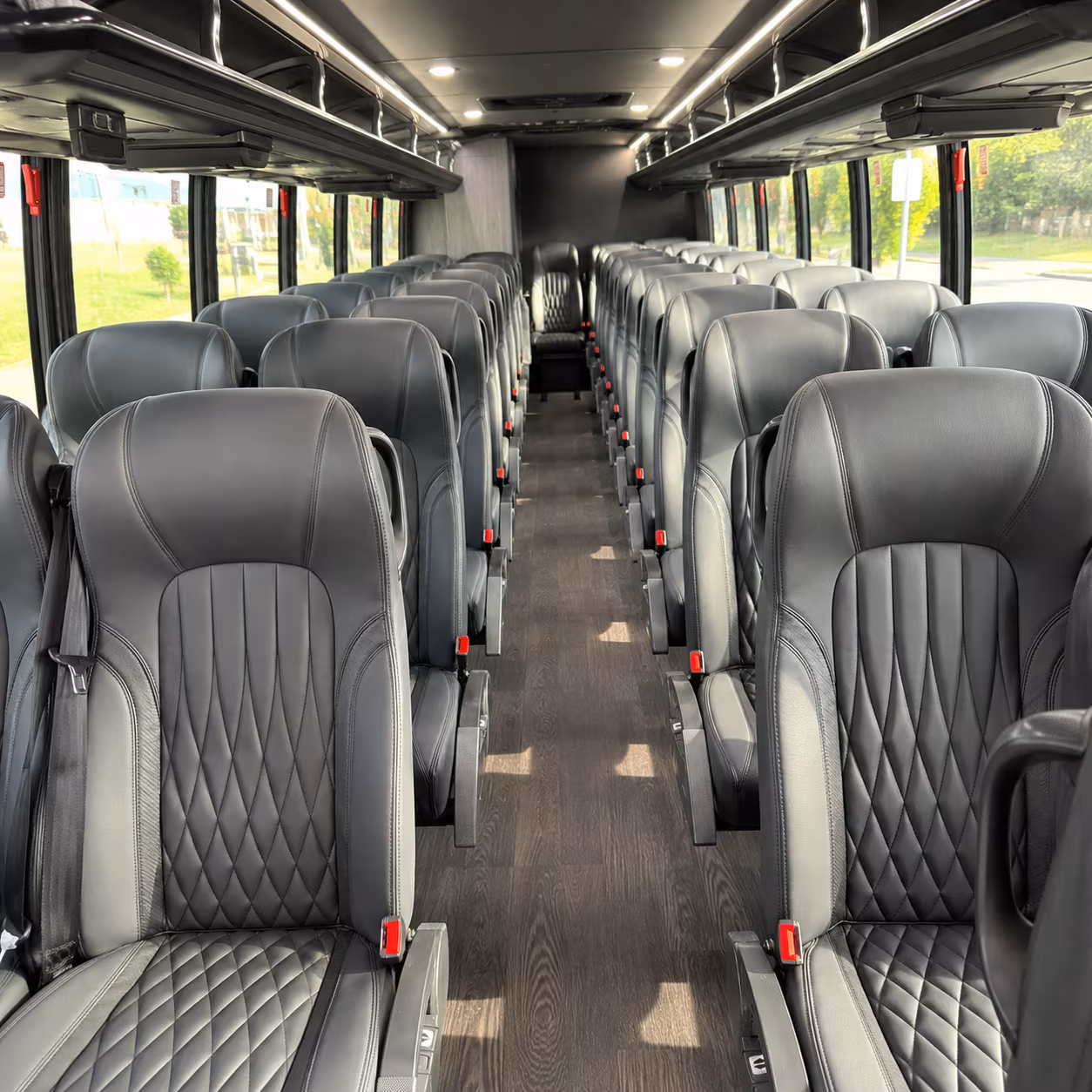 ogden 35 passenger minibus inside