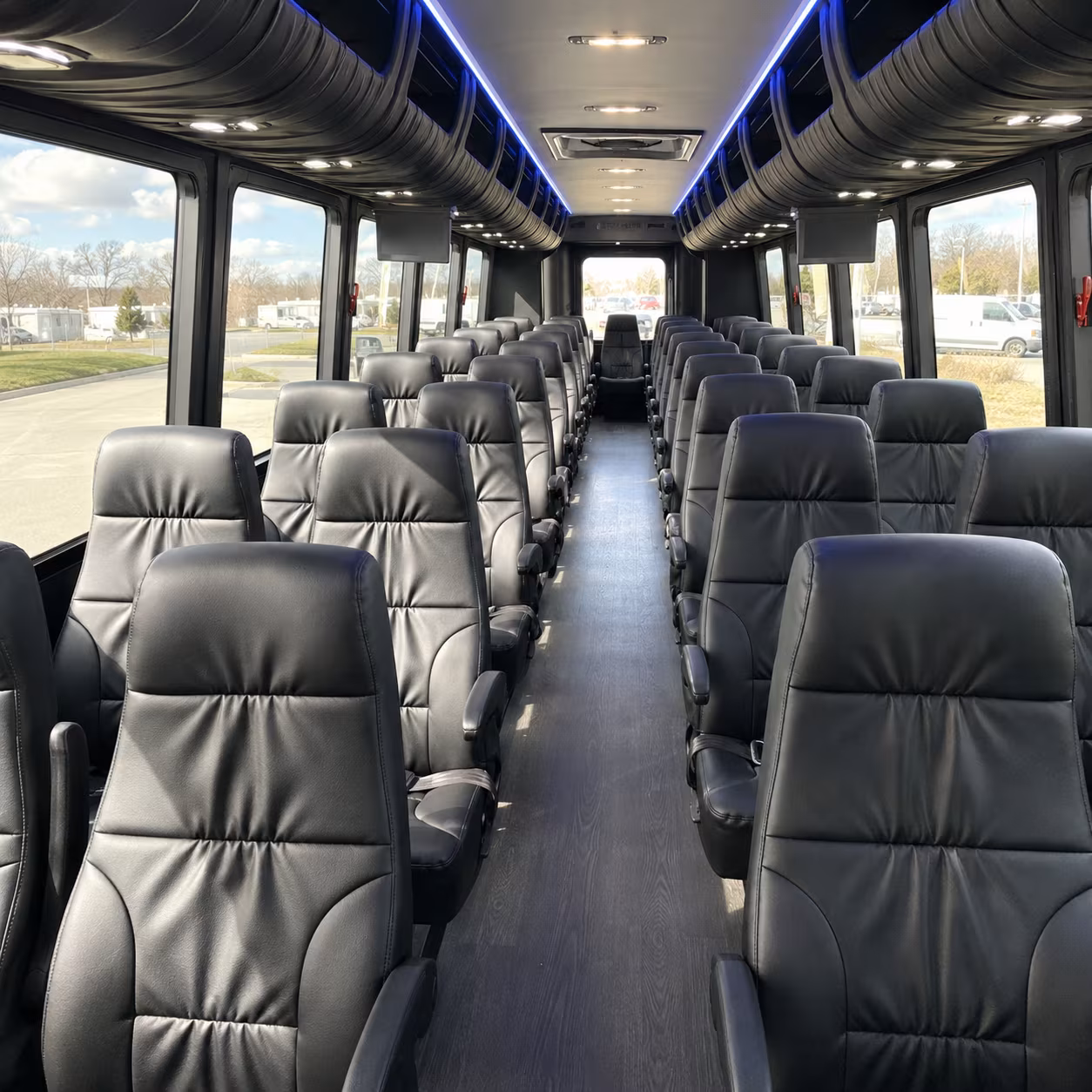 ogden 35 passenger minibus interior