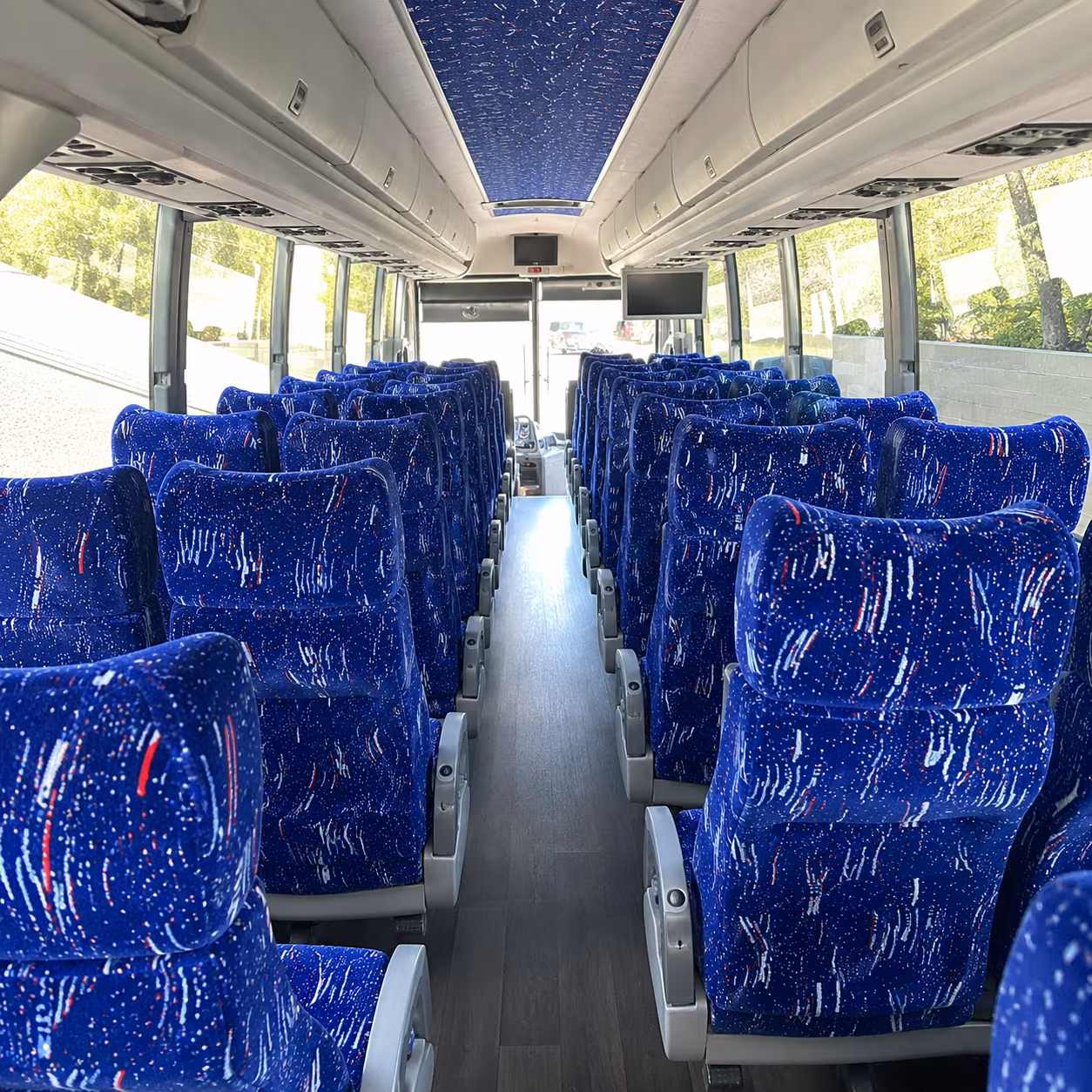 ogden 50 passenger charter bus interior