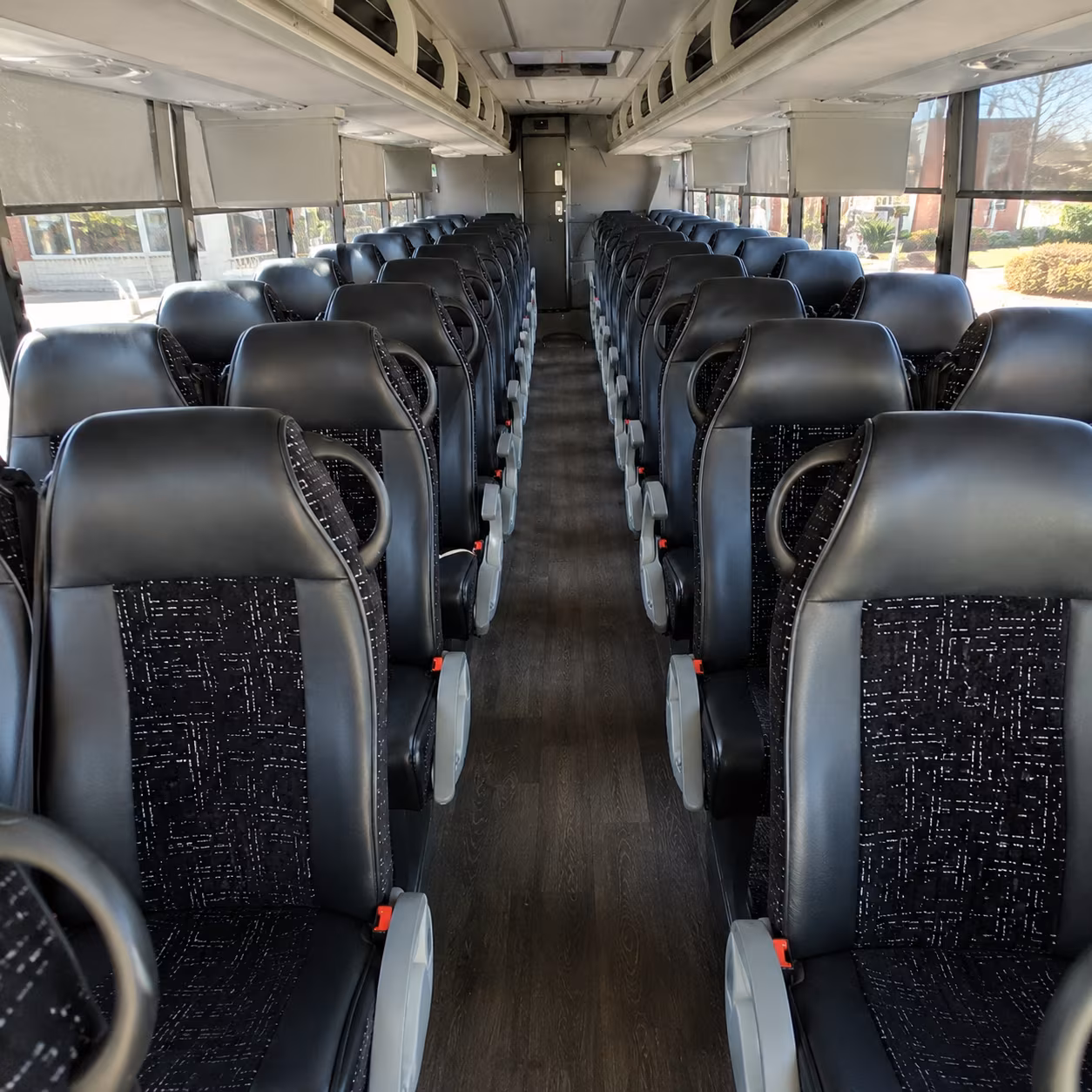 ogden 54 passenger charter bus inside