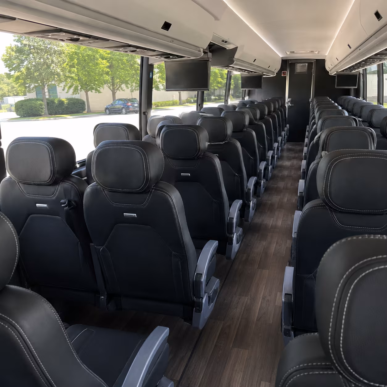 ogden 56 passenger charter bus interior