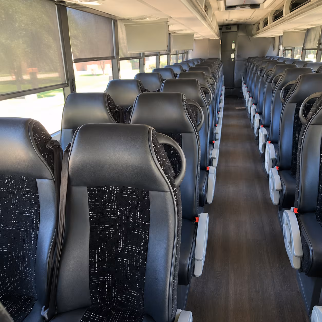 ogden charter bus interior