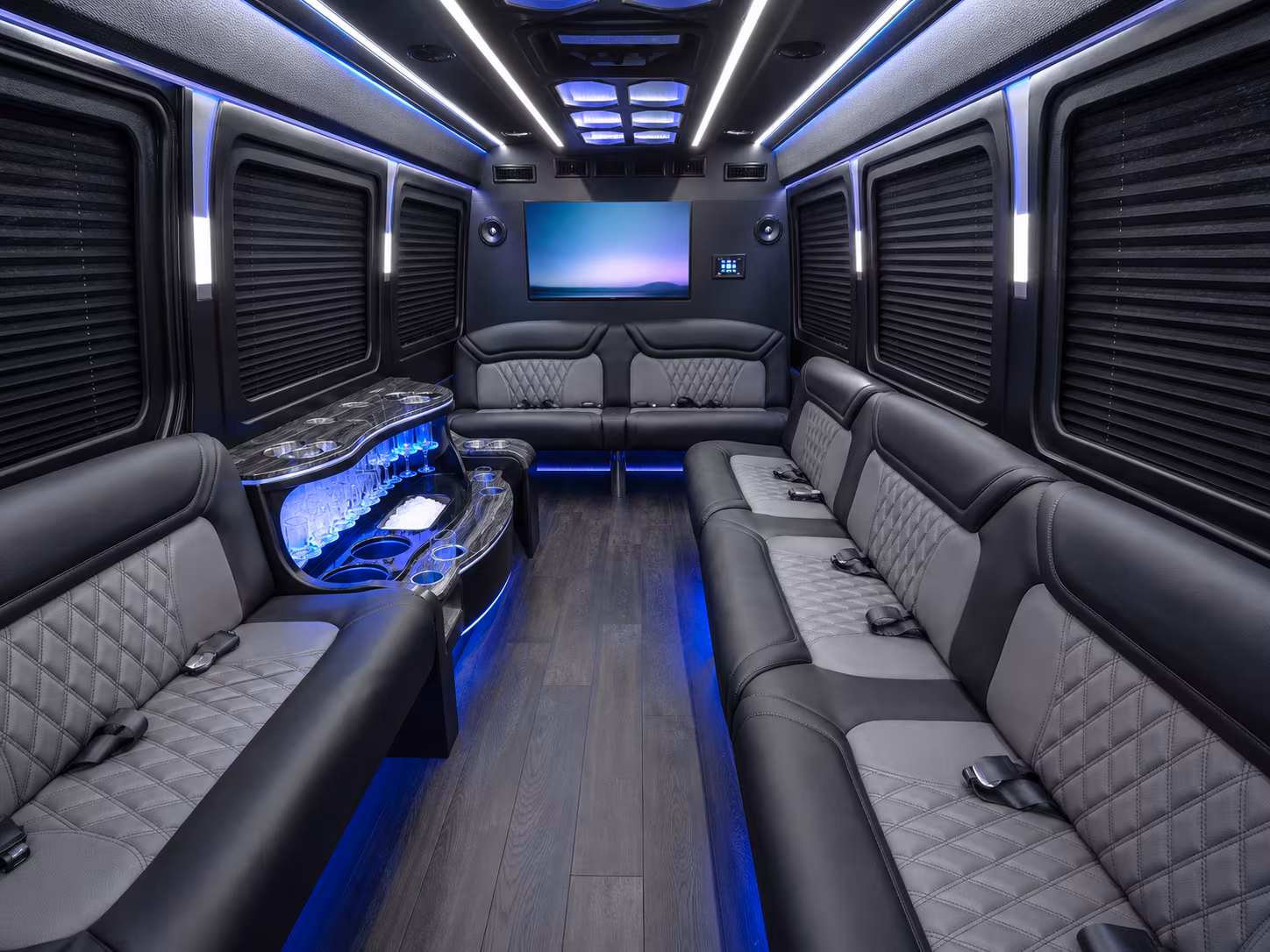 ogden corporate transportation onboard seating