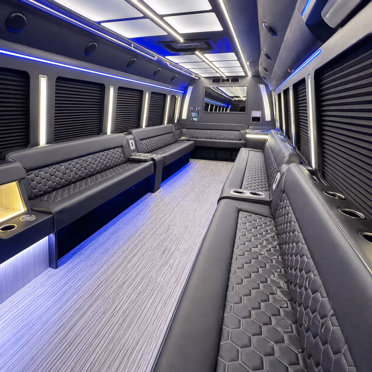 ogden party bus interior