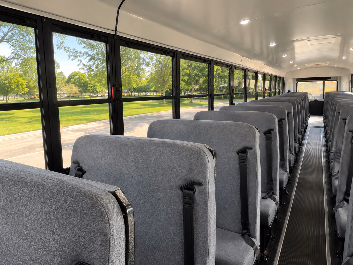 ogden school bus inside